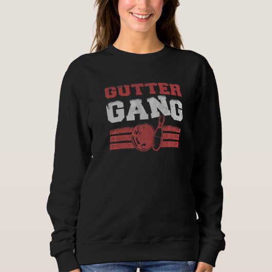 Sweatshirt Gang des gouttières Bowling   (Devant)