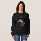 Sweatshirt Gangsta Rap Ostrich Hat Necklaces  Animal Festival (Devant entier)