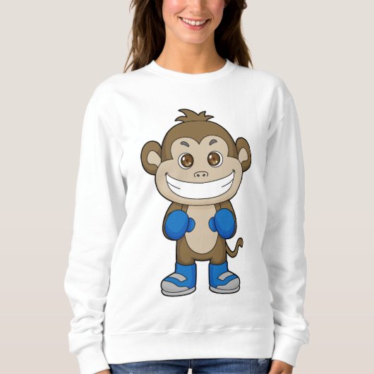 Sweatshirt Gants de boxe de singe (Devant)