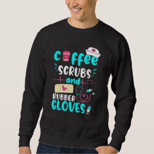 Sweatshirt Gants En Caoutchouc Scrubs Rn Infirmière Enregistr