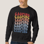 Sweatshirt Gaoping City Groovy Retro (Devant)