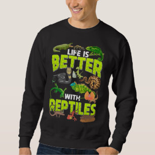 Sweatshirt Garçons Filles Reptiles Lizard Gecko Dragon Port