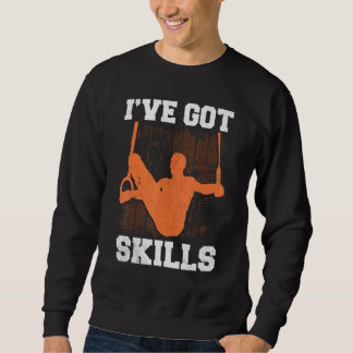 Sweatshirt Garçons Gymnastique J'ai des compétences