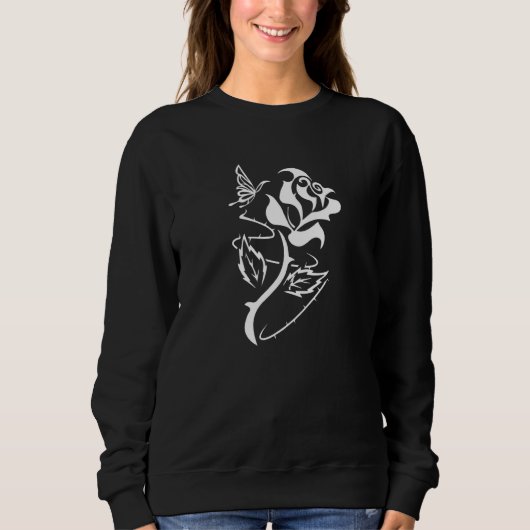 Sweatshirt Garden Tribal Gardener Rose Gardening (Devant)