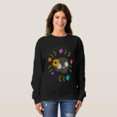 Sweatshirt Gardener pour la vie rebelle Gardener mignon crâne (Devant entier)
