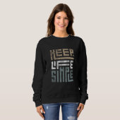 Sweatshirt Garder la vie simple (Devant entier)