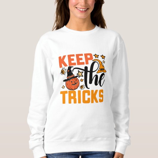 Sweatshirt Garder Les Tricks Halloween (Devant)