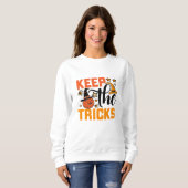 Sweatshirt Garder Les Tricks Halloween (Devant entier)
