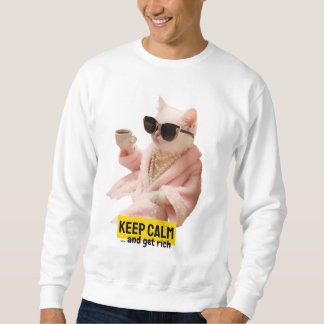 Sweatshirt garder son calme et s'enrichir