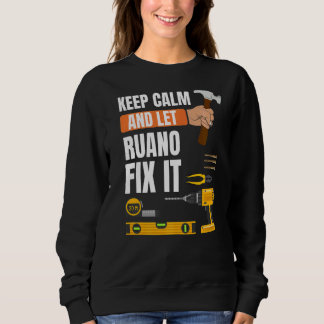 Sweatshirt Gardez Le Calme Et Laissez Ruano Le Corriger Handy