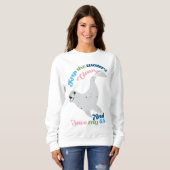 Sweatshirt Gardez l'eau propre Norppa (Devant entier)