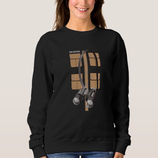 Sweatshirt Gardien animal de zoo 2 (Devant)