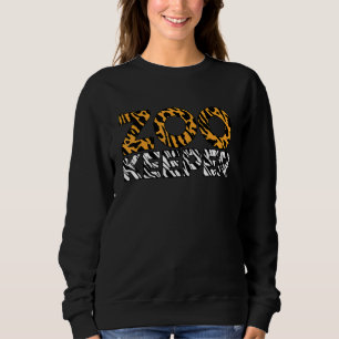 Sweatshirt Gardien d'animaux graphiques rétro Gardien de zoo