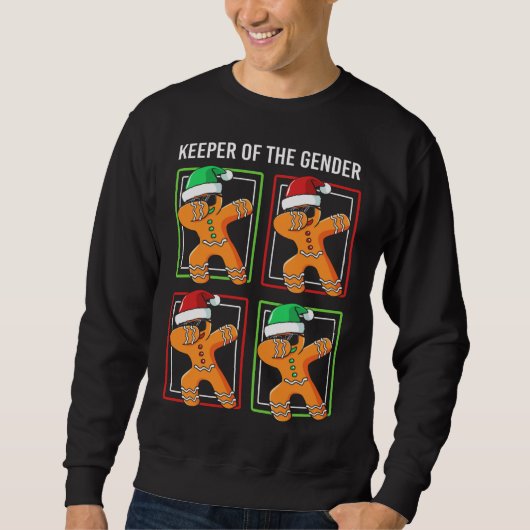 Sweatshirt Gardien De La Révélation De Genre Gingerbread Noël (Devant)