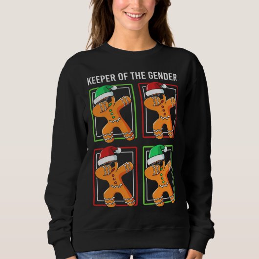 Sweatshirt Gardien De La Révélation De Genre Gingerbread Noël (Devant)