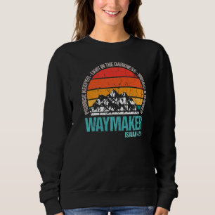 Sweatshirt Gardien de promesses de Waymaker vintage Miracle W