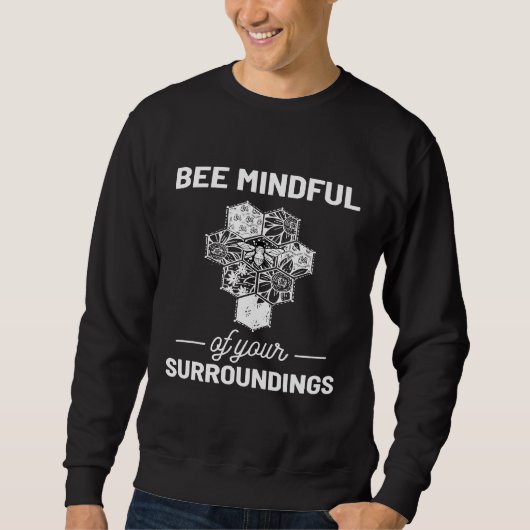 Sweatshirt Gardien Des Abeilles Et Écologiste (Devant)