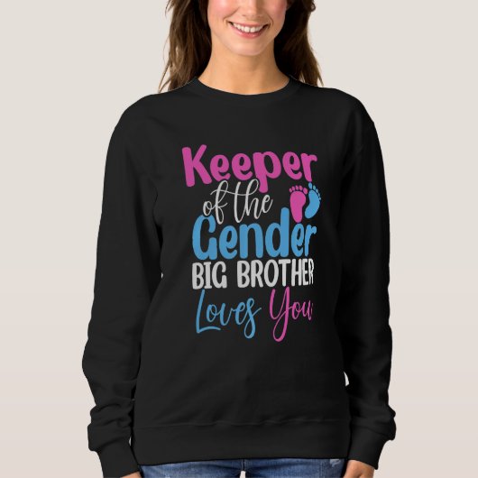Sweatshirt Gardien Du Genre Big Brother Vous Aime Bébé Et (Devant)