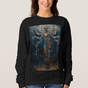 Sweatshirt Gardien Éternel du Temps Divinité Surréaliste d'Ho