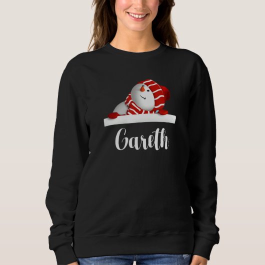 Sweatshirt Gareth Snowman Holiday (Devant)