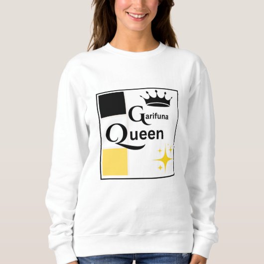 Sweatshirt Garifuna Queen (Devant)