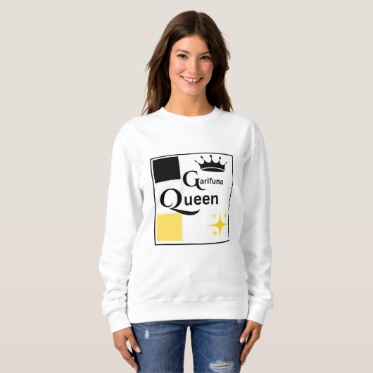 Sweatshirt Garifuna Queen (Devant entier)
