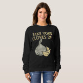 Sweatshirt Garlic Plant (Devant entier)