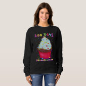 Sweatshirt Gâteau 100 Jours Parsemés De Fun 100ème Jour De S (Devant entier)