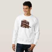 Sweatshirt Gâteau au chocolat multi-couches indulgent de Slip (Devant entier)