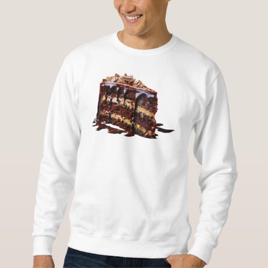 Sweatshirt Gâteau au chocolat multi-couches indulgent de Slip (Devant)