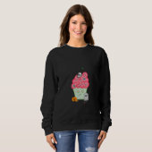 Sweatshirt Gâteau zombie pour Halloween (Devant entier)