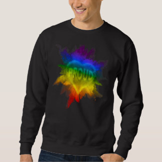 Sweatshirt Gay Flag Pride Arc-en-ciel Top Explove Love Lgbtq 