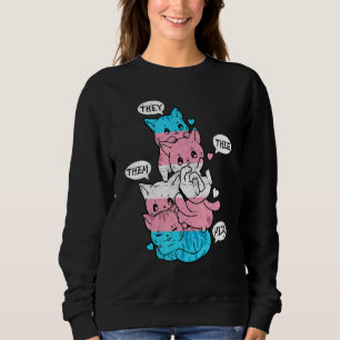 Sweatshirt Gay Lesbian Pride Chat Lgbt Chats Pile Transgend