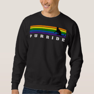 Sweatshirt Gay pride Chat Purride Lgbt Sensibilisation Rainbo