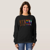 Sweatshirt Gay Pride Dog Cat Paw Kitten We Rise Together LGBT (Devant entier)