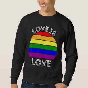 Sweatshirt Gay pride Rainbow Lgbt L'amour est amour
