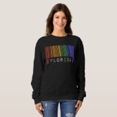Sweatshirt Gay Queer Barcode Pride Florida Aesthetic LGBTQ Fl (Devant entier)
