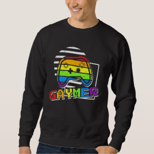 Sweatshirt Gaymer Jeu sur le jeu de gamer Jeu Lesbienne Bisex