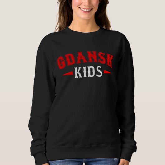 Sweatshirt Gdansk City KIDS (Devant)