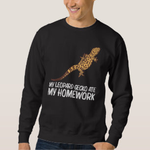 Sweatshirt Gecko Léopard Cool Pour Enfants Garçons Petit Léza