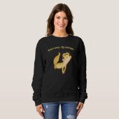Sweatshirt Gecko Queen Gekko Iguana Chameleon Lizard (Devant entier)