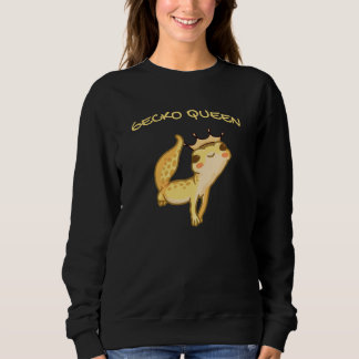 Sweatshirt Gecko Queen Gekko Iguana Chameleon Lizard