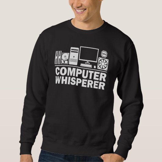 Sweatshirt Geek informatique Tech Nerd Hommes Cool Support _5 (Devant)