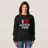 Sweatshirt Gefilte Fish Love Heart (Devant entier)