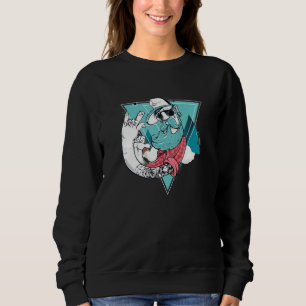 Sweatshirt Geiler Type Hommes avec barbier Barre de barbe Ful