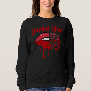 Sweatshirt Gemini Girl I Am The Storm Cute Zodiac Sign Gemin