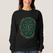 Sweatshirt Gemini Zodiac Mandala (Devant)