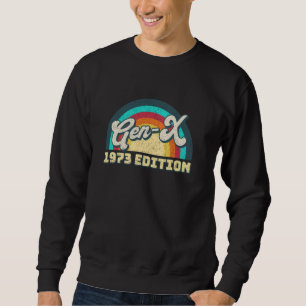 Sweatshirt Gen X 1973 Edition Rétro Génération Xers Hommes Fe
