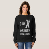 Sweatshirt Gen X 1974 Edition Génération X Quel que soit l'an (Devant entier)