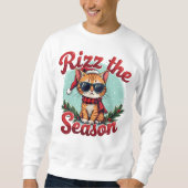 Sweatshirt Gen Z Rizz la saison Funny Noël Père Noël (Devant)
